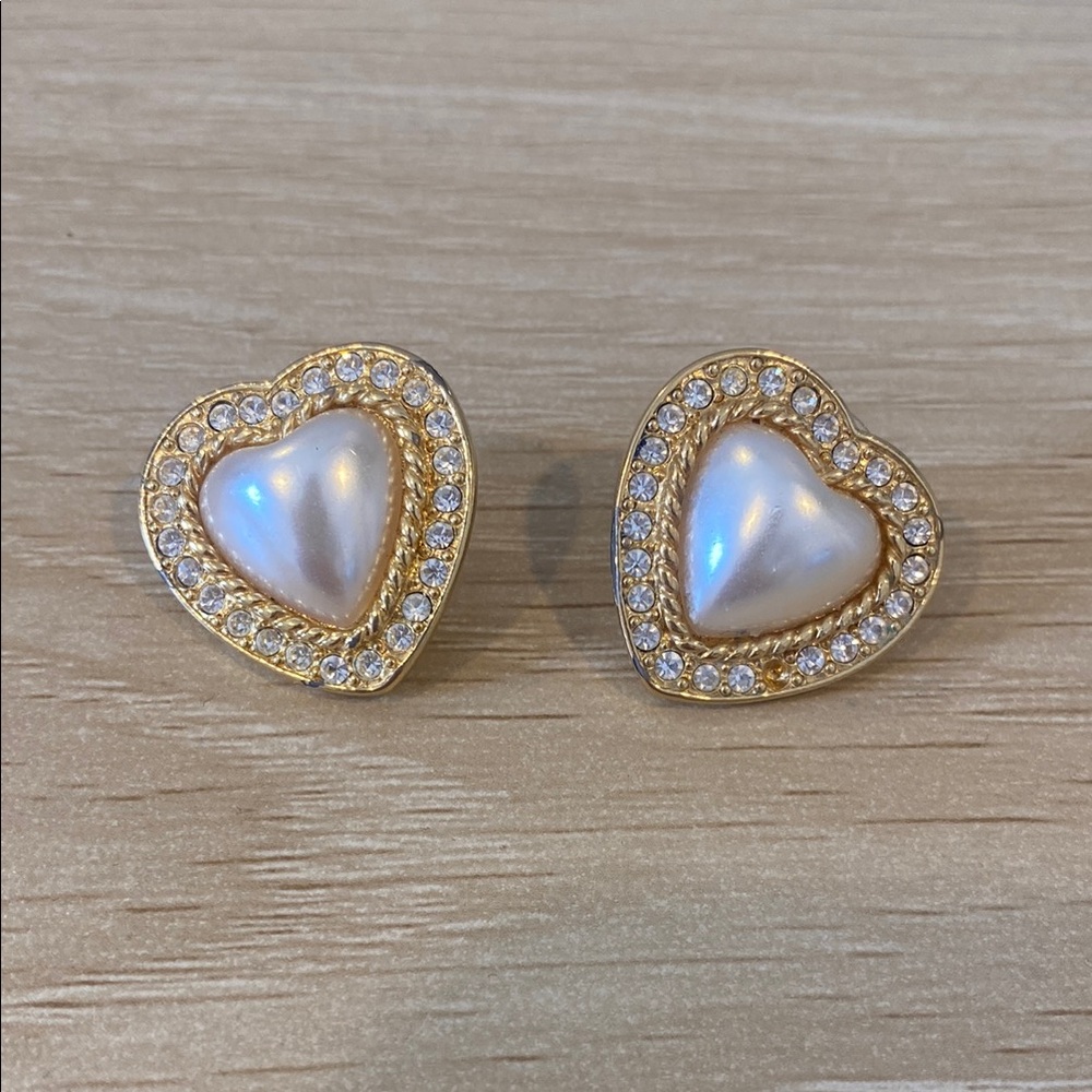 Vintage Heart Shaped Earrings